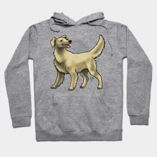 Dog - Flat-Coated Retriever - Yellow Hoodie